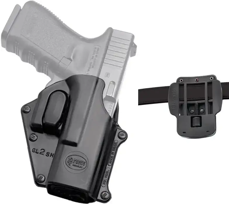 Кобура Fobus для Glock 17,19 з регульованим по ширині кріпленням на ремінь