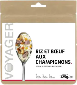 Сублимат Voyager Nutrition Rice with beef and mushrooms 125 г