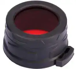 Світлофільтр Nitecore NFR 40 мм червоний для ліхтарів SRT7; P15; P16; P25; EA4; MH25