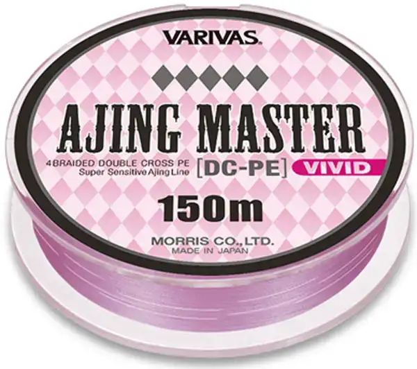 Шнур Varivas Ajing Master DC-PE Vivid 150m #0.2/0.08mm 3.5lb