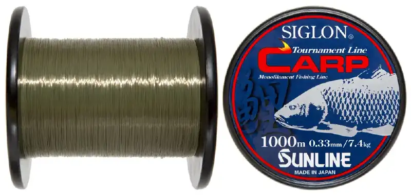 Леска Sunline SIGLON CARP 1000м (зеленый) 0.33мм 7.4кг