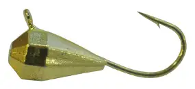 Мормышка вольфрамовая Shark Граненая капля 0,42г диам. 4.0*7.5 крючок D14 ц:золото