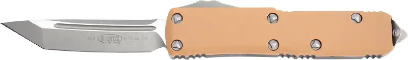 Нож Microtech UTX-85 Tanto Point Apocalyptic Signature Series. G10. Цвет - tan