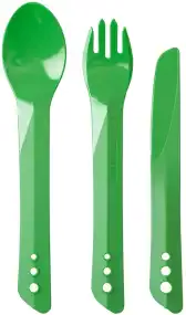Набір столових приборів Lifeventure Ellipse Cutlery Set Green