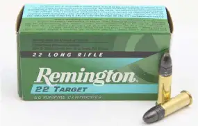 Патрон Remington Target кал.22 LR куля Round Nose маса 2,59 грама/ 40 гран. Поч. швидкість 350 м/с.