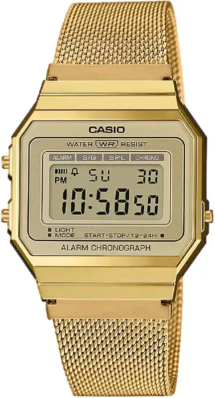 Годинник Casio A700WEMG-9AEF. Золотистий