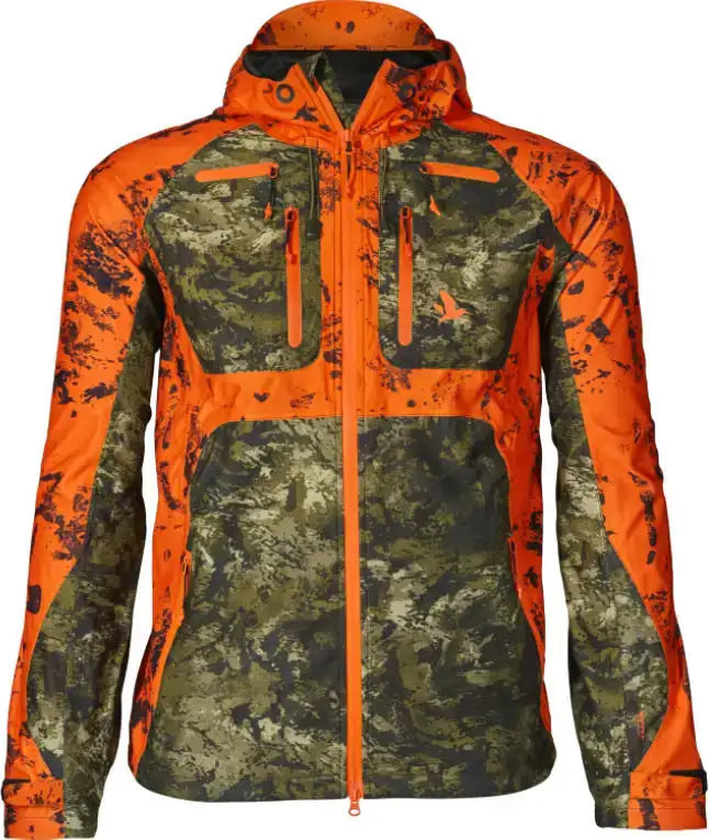 Куртка Seeland Vintage InVis Зеленый/Оранжевый
