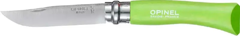 Нож Opinel №7 Inox светло-зеленый (блистер)