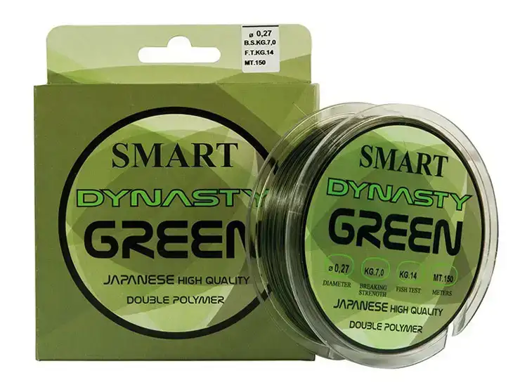 Леска Smart Dynasty Green 150m 0.27mm