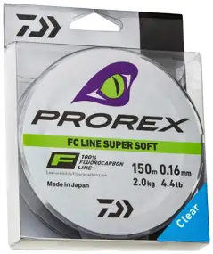 Флюорокарбон Daiwa Prorex FC Line Super Soft 150m 0.18mm 2.5kg