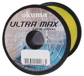Леска Okuma Ultramax 4oz 1174m 12lbs 5.4kg 0.32mm Flour Yellow