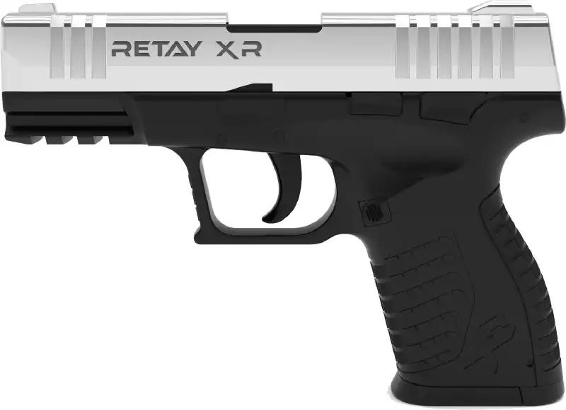 Пистолет стартовый  Retay XR кал. 9 мм. Цвет - nickel.