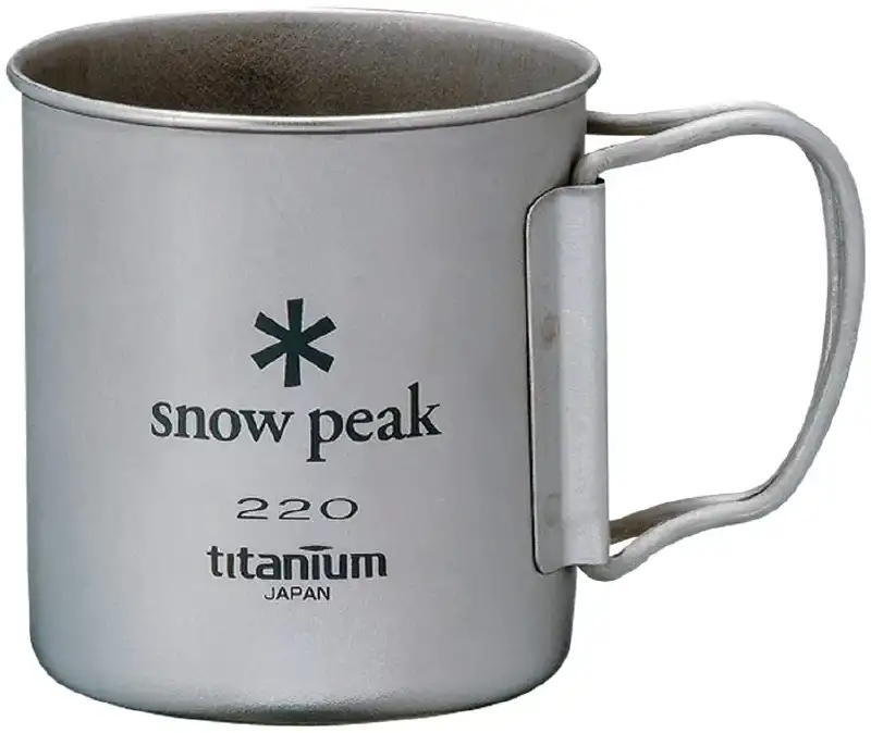 Кружка Snow Peak MG-041FHR Titanium Single Wall Cup 220ml