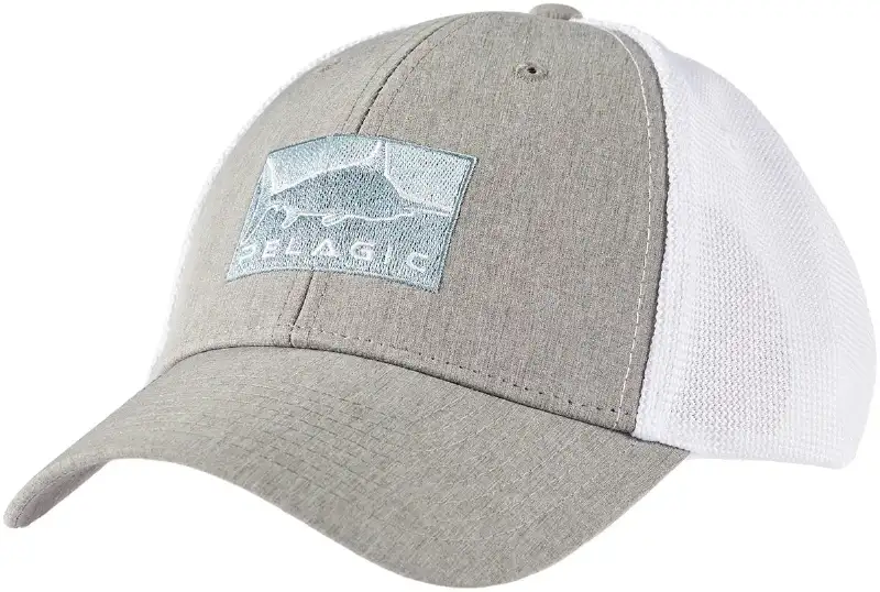 Кепка Pelagic Deep Sea Offshore Fishing Hat Light Grey