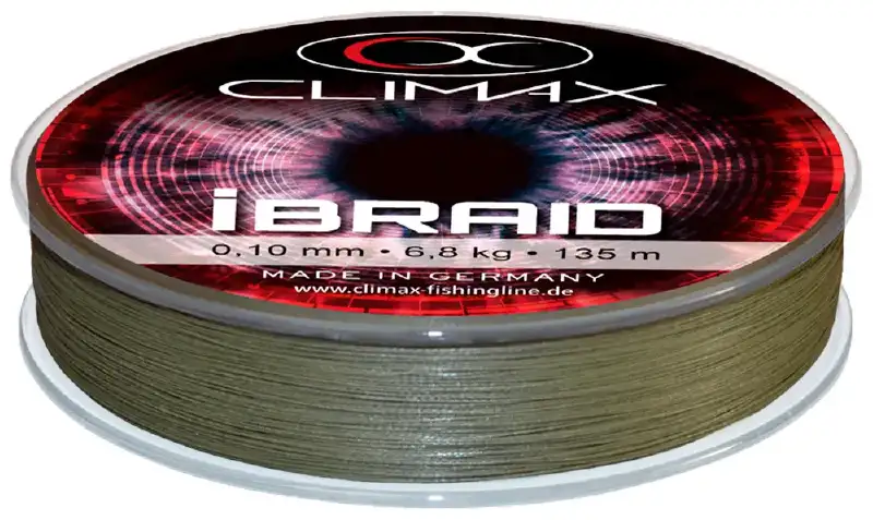 Шнур Climax iBraid 8 135m (olive) 0.16mm 14.2kg