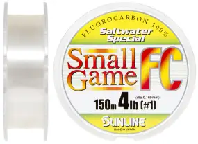 Флюорокарбон Sunline SWS Small Game FC 150м 0.165 мм 4.0 LB матч/тонущ.