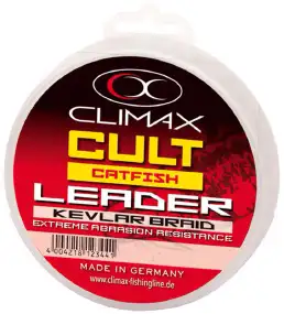 Повідковий матеріал Climax Cult Catfish Kevlar Leader 1.30mm 150kg 20m к:olive