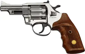 Револьвер флобера Alfa mod.431 3" Нікель. Рукоять №2. Матеріал рукояті - дерево