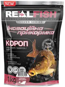 Прикормка Real Fish Silver Series Короп Кальмар-восьминіг 1kg
