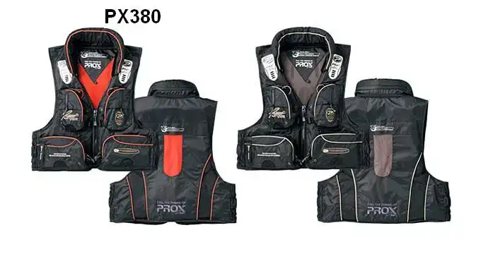 Жилет Prox Marine Vest PX380KO c подголовником Black/orange