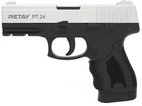 Пістолет стартовий Retay PT24 кал. 9 мм. Колір - chrome.