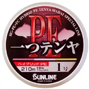 Шнур Sunline Hitotsu Tenya PE 210м #1/0.181 мм 16LB/7.5 кг