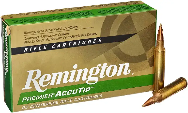 Патрон Remington Premier кал. 7mm Rem Mag пуля AccuTip BT масса 150 гр (9.7 г)