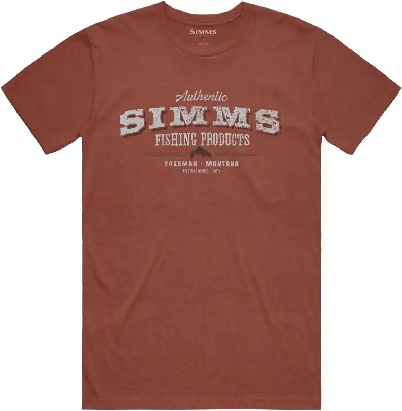Футболка Simms Working Class T-Shirt XXL Red Clay Heather