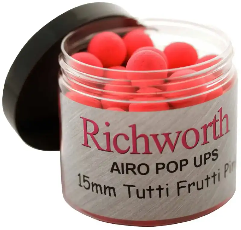 Бойлы Richworth Airo Pop-Ups Tutti Frutti Pink 15mm 200ml