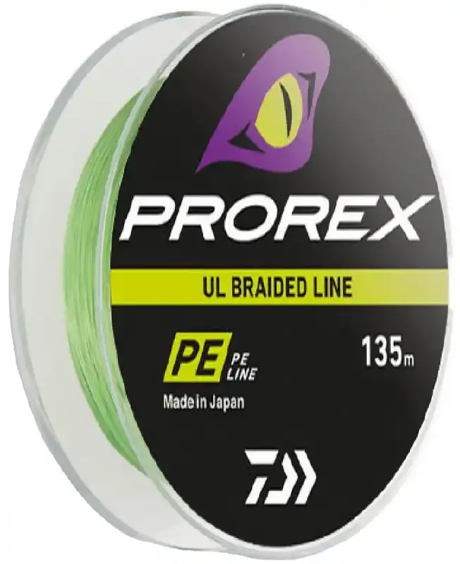Шнур Daiwa Prorex UL Braid PE 135m (салат.) #0.30/0.09mm 4.7lb/2.1kg