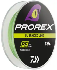 Шнур Daiwa Prorex UL Braid PE 135m (салат.)