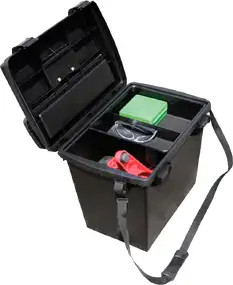 Коробка универсальная MTM Sportsmen’s Plus Utility Dry Box с плечевым ремнем. Цвет - черный