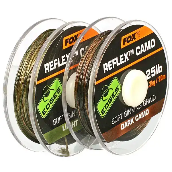 Поводковый материал Fox International Edges Reflex Camo 15lb 20m Light Camo