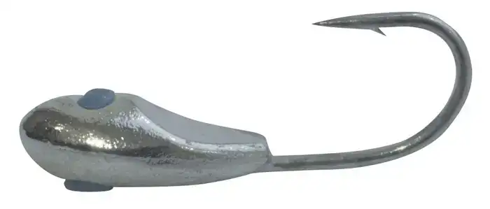 Мормышка вольфрамовая Shark Уплощенная овсинка с лыской 0,2г диам. 2,5 мм крючок D18 ц:серебро