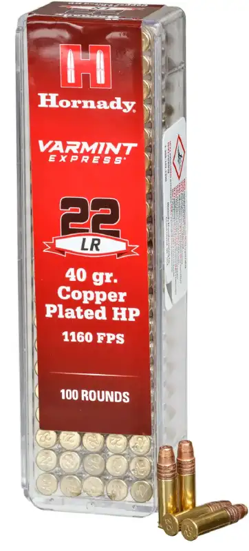 Патрон Hornady кал. 22 LR пуля HP масса пули 40 гр (2.6 г)