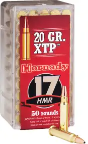 Патрон Hornady Varmint Express Rimfire кал .17 HMR куля HP XTP® маса 20 гр (1.3 м)