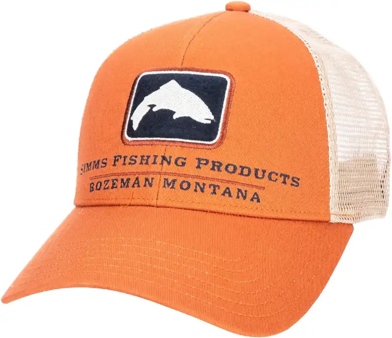 Кепка Simms Trout Icon Trucker Hat One size Orange