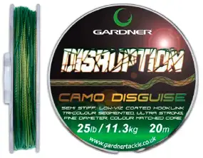Поводковый материал Gardner Disruprion Weed Green/Black 25lb/11.3kg
