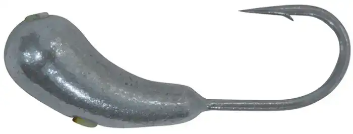Мормышка вольфрамовая Shark Чесночинка 0.55g 3.0mm крючок D16 ц:серебро