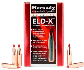 Пуля Hornady ELD-Х кал. 6 мм (.243) масса 90 гр (5.8 г) 100 шт