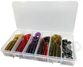 Набір приманок Savage Gear Rib Worm Kit Mix Colors (60 шт/уп)