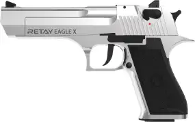 Пістолет стартовий Retay Eagle X кал. 9 мм. Колір - chrome.