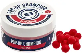 Бойли Brain Champion Pop-Up Strawberry (полуниця) 10mm 34g