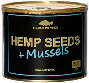 Зернова суміш Carpio HEMP SEEDS+Mussels 0.5л