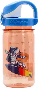 Бутылка Nalgene Kids On-The-Fly Lock-Top Astronaut Bottle 0,35L Orange