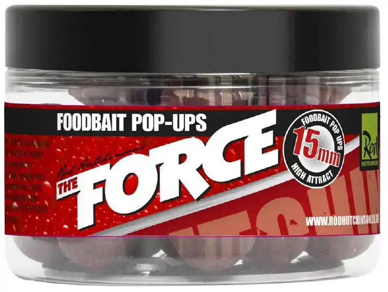 Бойли Rod Hutchinson The Force Food Bait Pop Ups 15mm