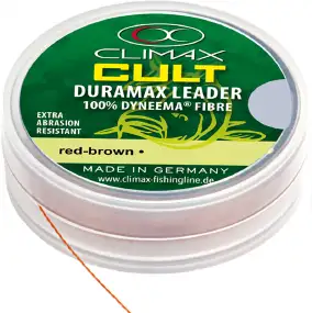 Шоклидер Climax Cult Duramax Leader 20m (red brown) 0.24mm