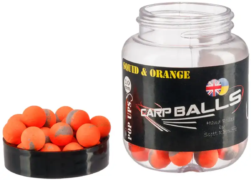Бойли Carp Balls Pop Up 10мм Squid Orange