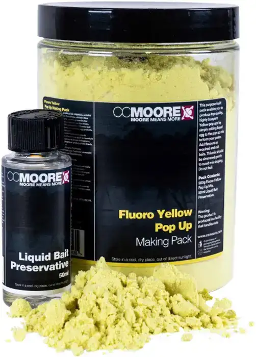 Смесь для бойлов CC Moore Fluoro Yellow Pop Up Making Pack 200г + 50мл