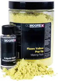 Суміш для бойлов CC Moore Fluoro Yellow Pop Up Making Pack 200г   50мл